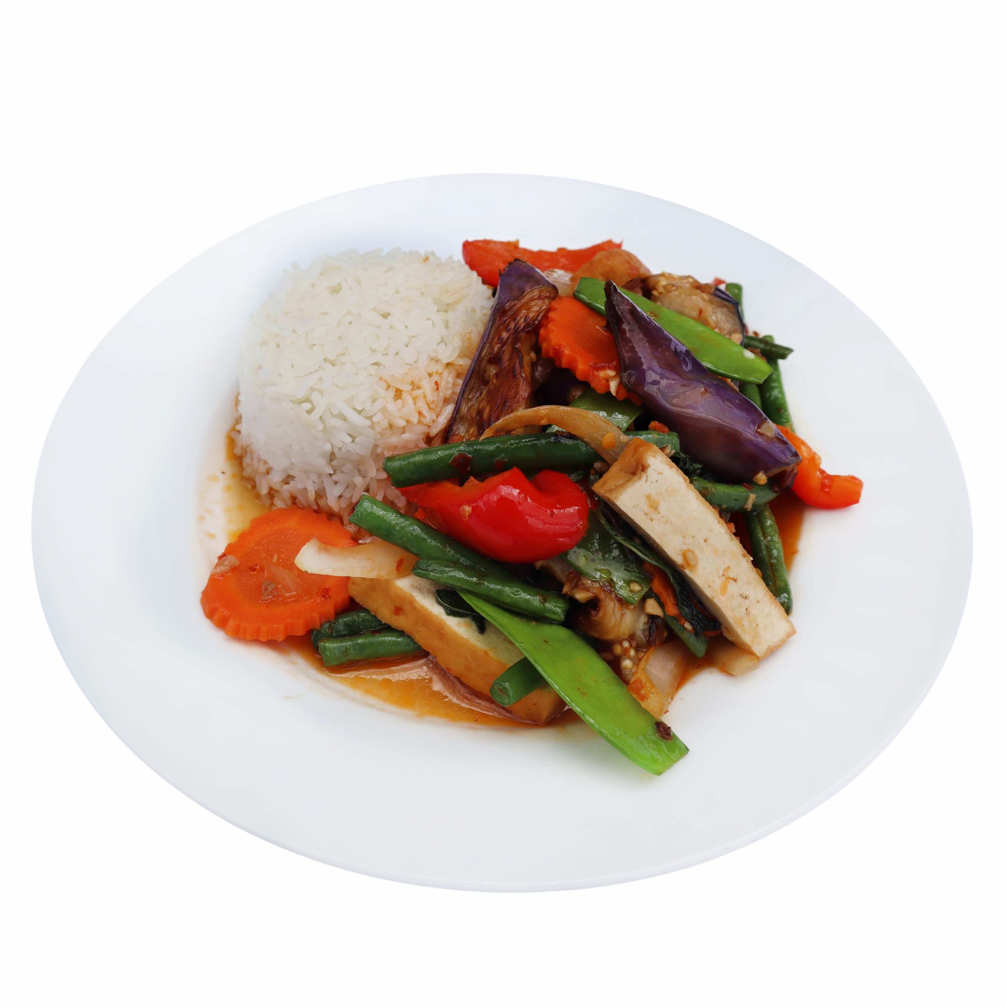 Eggplant and Tofu Delight Orchid Thai Cuisine